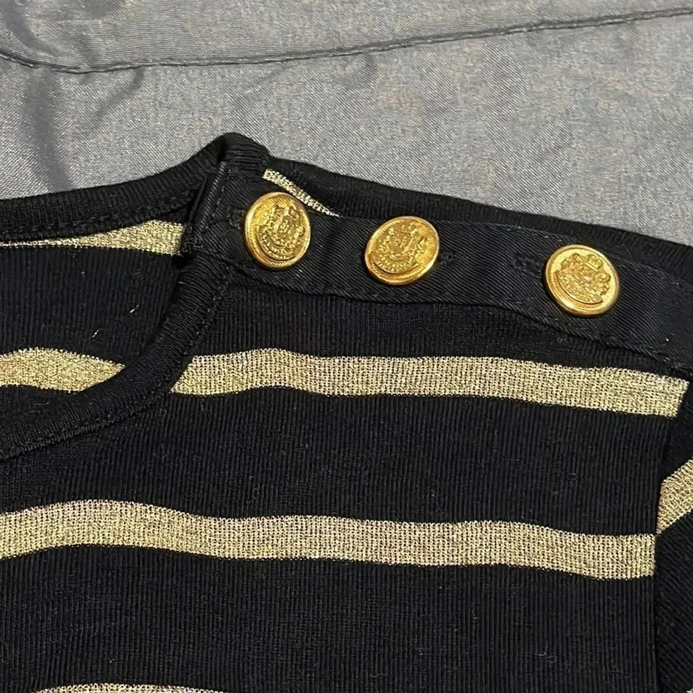 Ralph Lauren black and gold  Top S - Picture 11 of 12